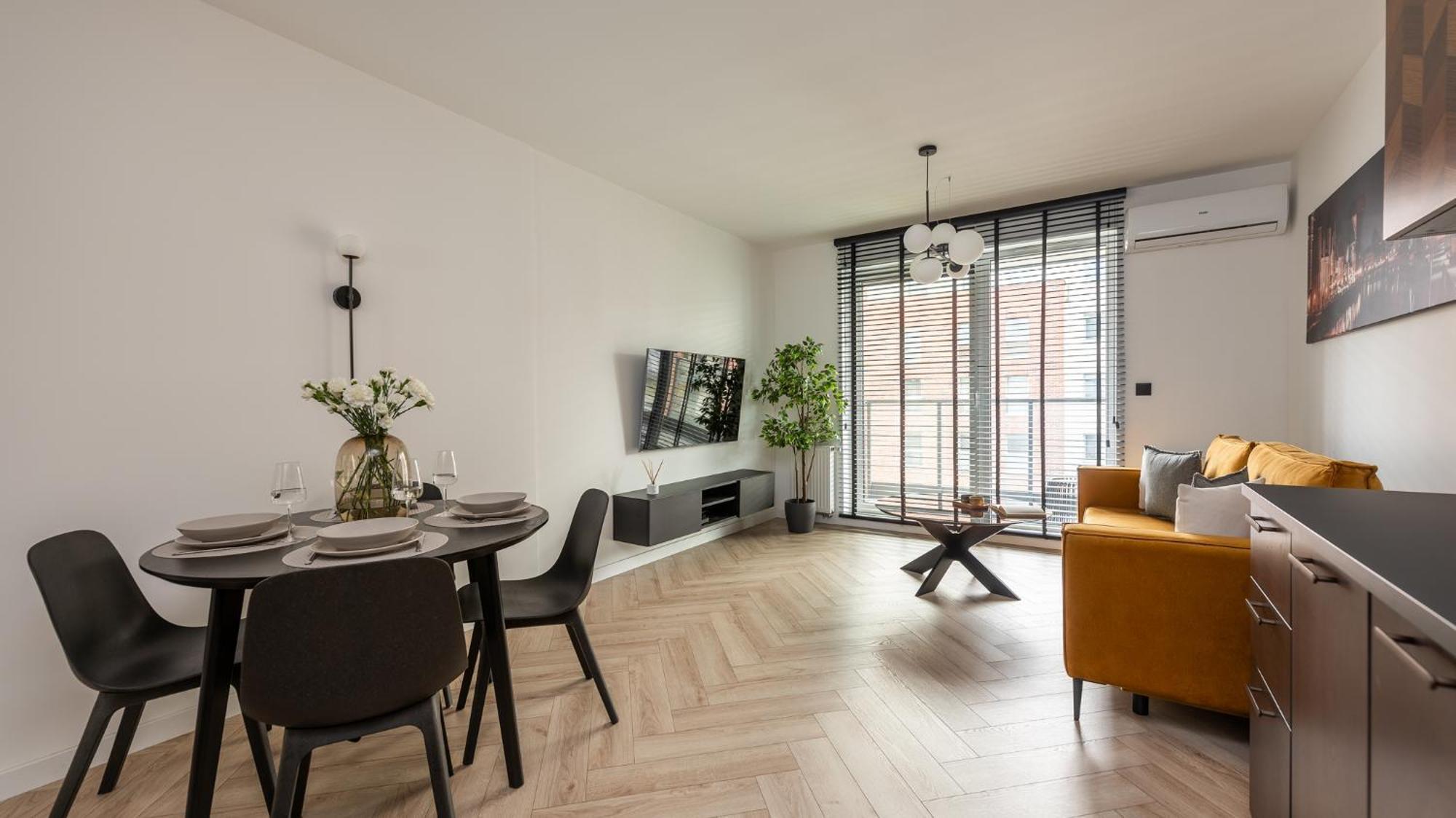Flatbook - City Center Apartments Angielska Grobla 格但斯克 外观 照片